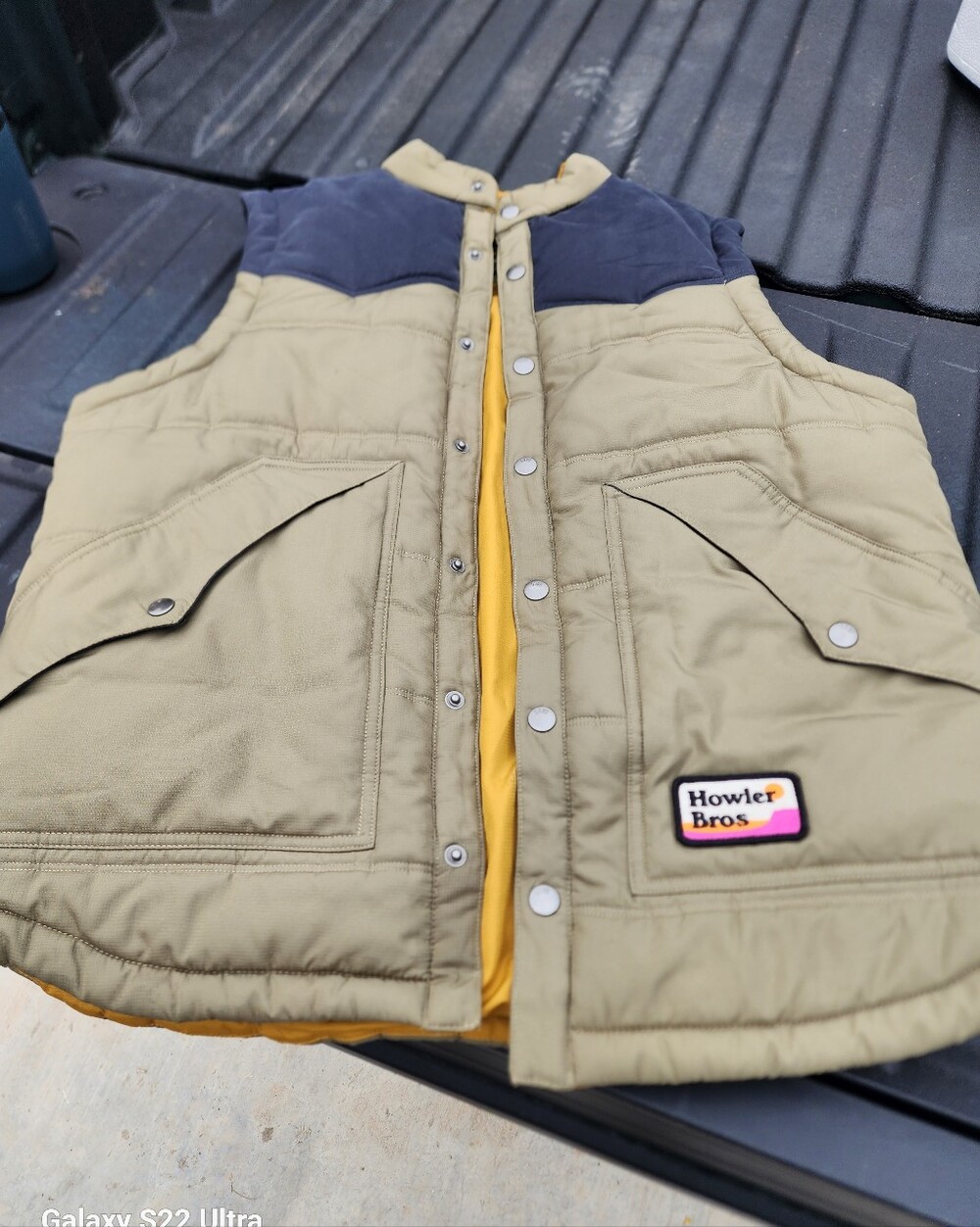 Howler Brothers Mens M Western Rounder Vest